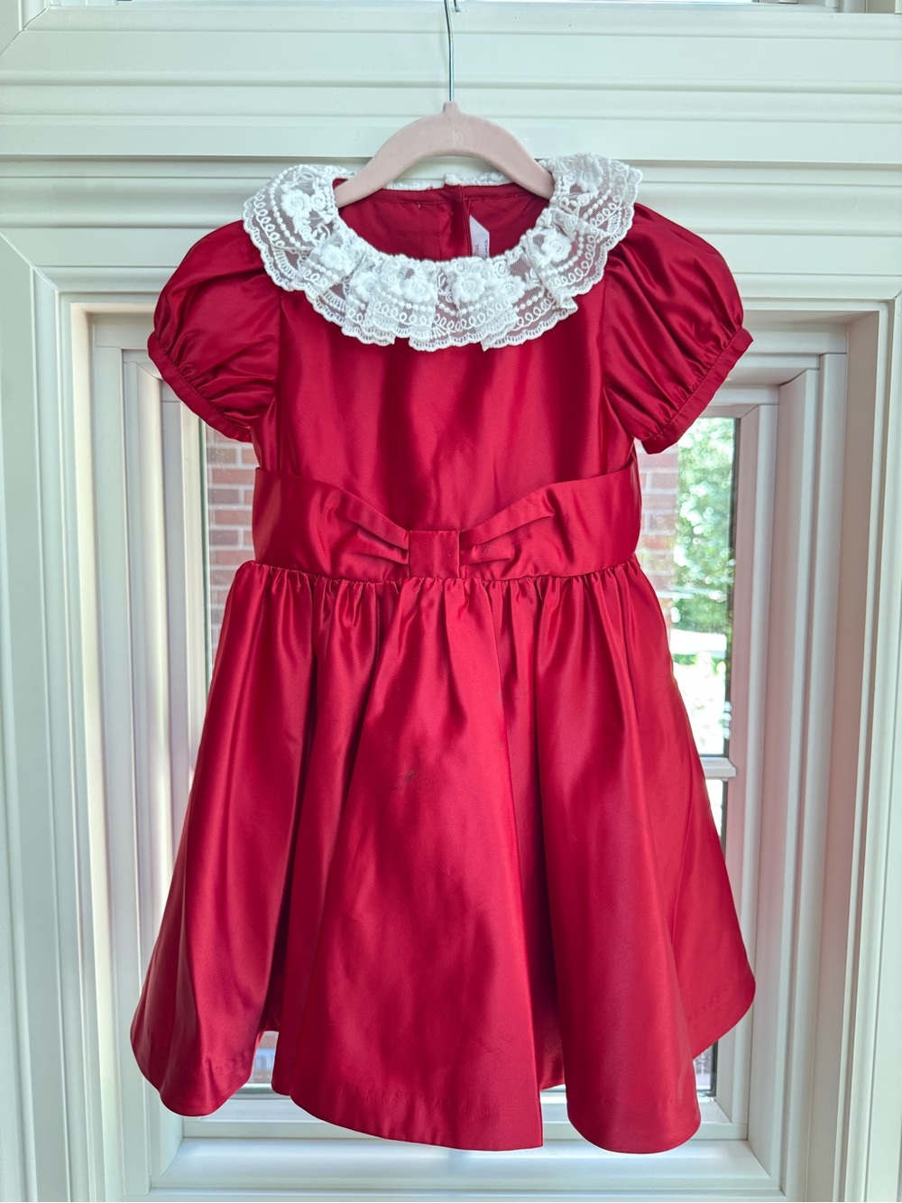 American Girl® X Janie And Jack Holly-Red Party Dress